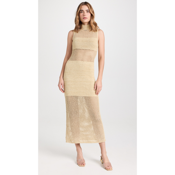 STAUD Dresses & Skirts - STAUD Adair Dress in Tan